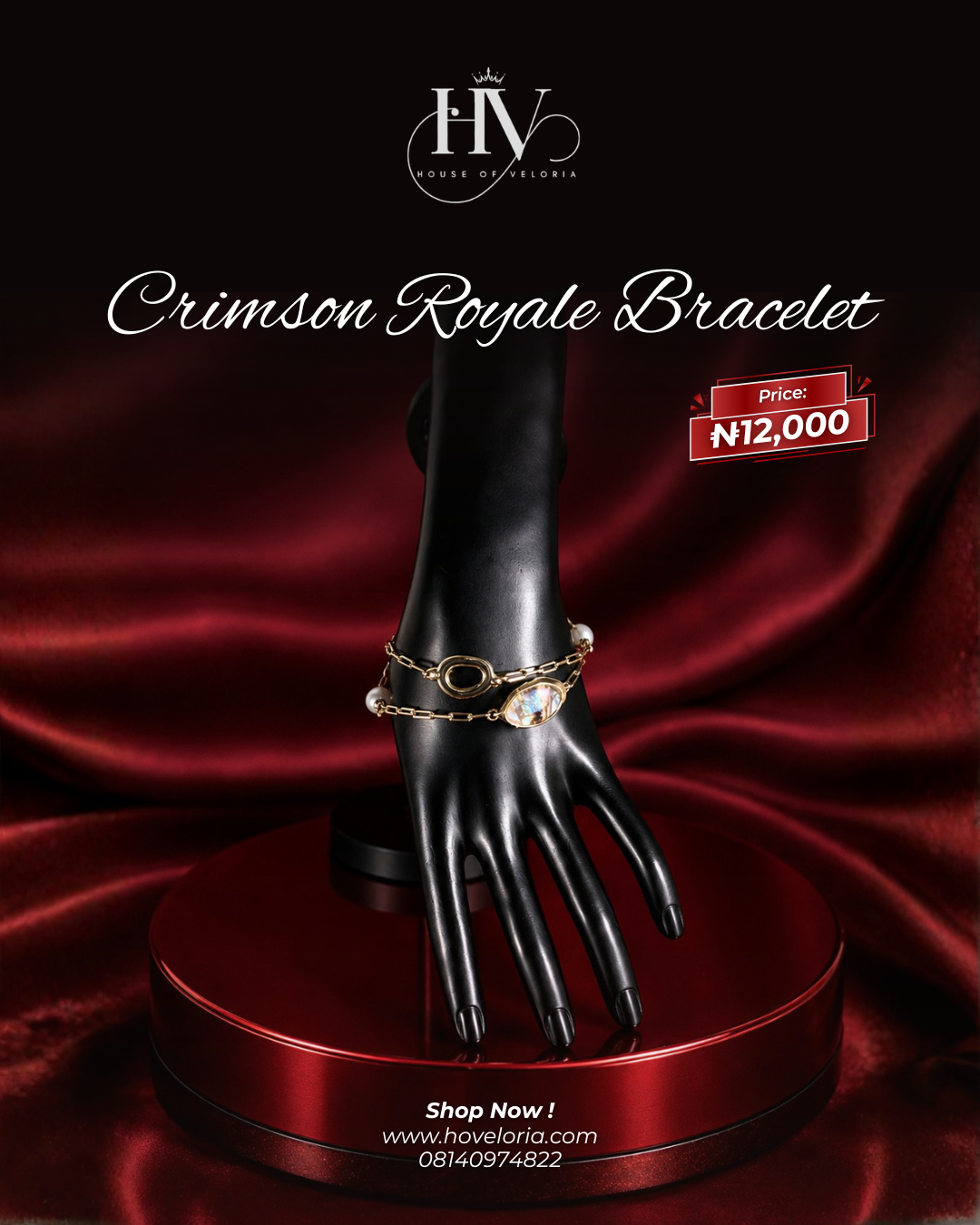 Crimson Royale Bracelet