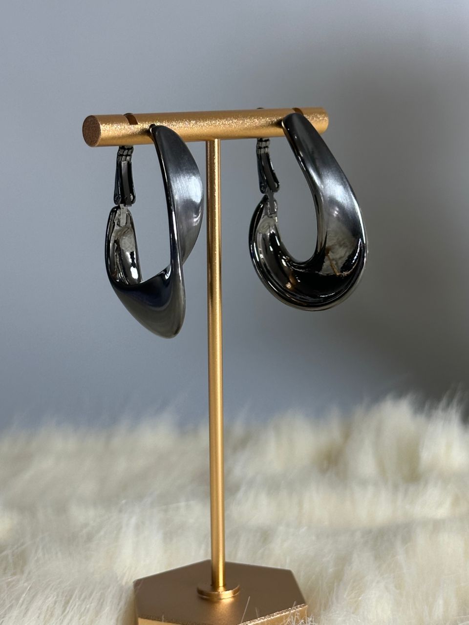 Black earrings