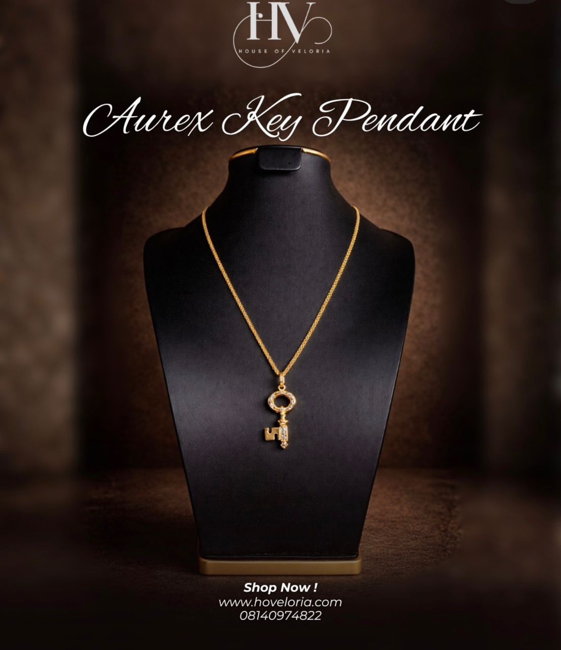 Aurex key pendant