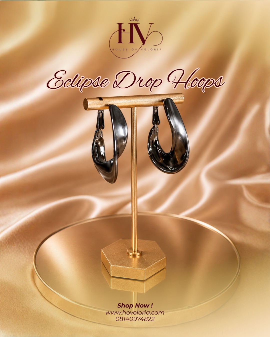 Black earrings