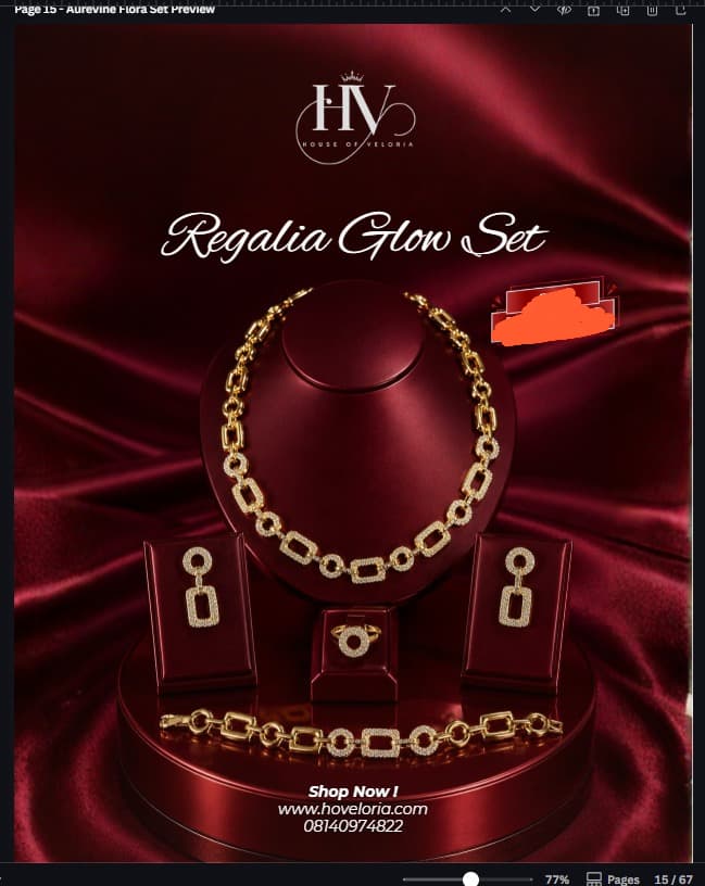 Regalia Glow set